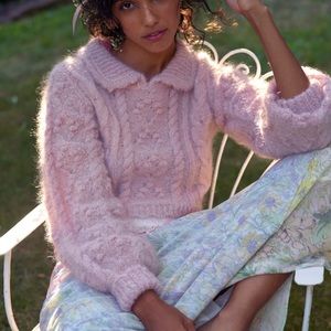 LSF Berget Pullover in Sugar Poppy